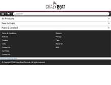 Tablet Screenshot of crazybeat.co.uk